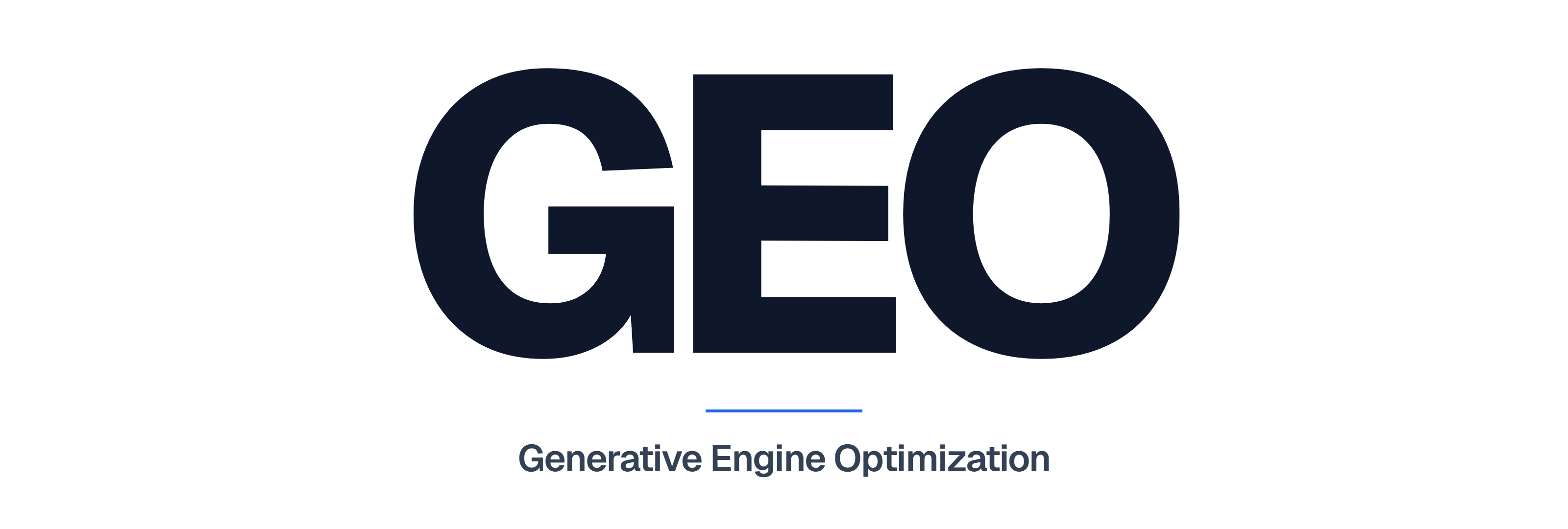 GEO — Generative Engine Optimization — disciplina de optimización para ChatGPT, Gemini, Claude y Perplexity.